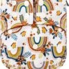 BonBini´s Luiers - Wasbare Luier Rainbows 3-15 Kg - Luierbroekje - Dubbele Antilek Preventie - Zwemluier Drukknoopjes En Verstelbaar Maat S, M, L Maat 1 T/m 5 -Winkel Voor Babyverzorgingsproducten 1004x1200