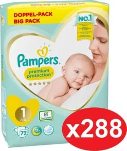 Pampers® Pampers Premium Protection Luiers - Maat 1 (2-5 Kg) - 288 Stuks -Winkel Voor Babyverzorgingsproducten 1007x1200 1