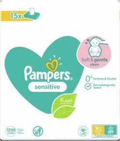 Pampers® Pampers Sensitive Billendoekjes - 1200 Doekjes -Winkel Voor Babyverzorgingsproducten 1020x1200