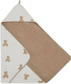 Jollein Badcape 75x75cm Teddy Bear - GOTS -Winkel Voor Babyverzorgingsproducten 1021x1200 1