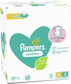 Pampers® Pampers Sensitive Billendoekjes - 1200 Doekjes -Winkel Voor Babyverzorgingsproducten 1023x1200 2