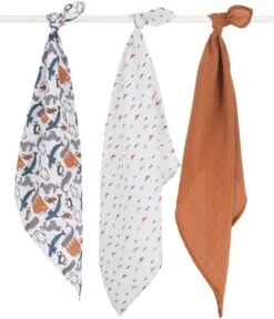 Jollein Hydrofiel Multidoek Spot 70x70cm - Caramel - 3 Stuks -Winkel Voor Babyverzorgingsproducten 1028x1200