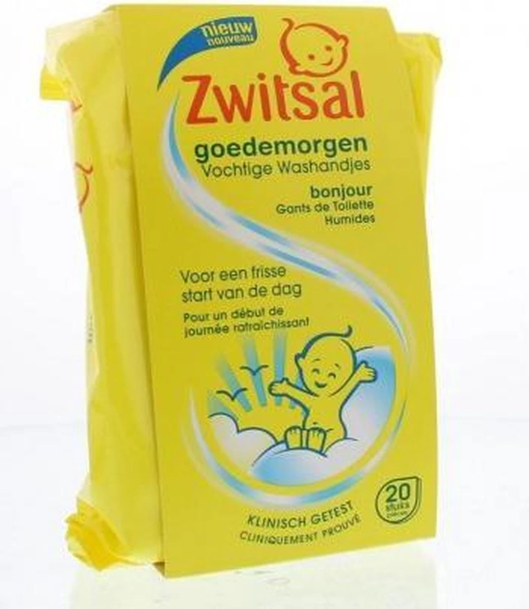 Zwitsal Goedemorgen Baby Vochtige Washandjes - 20 Stuks 14 Zwitsal Goedemorgen Baby Vochtige Washandjes - 20 Stuks - Afbeelding 12
