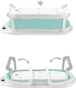 Babybadje - Laychee - Gratis Kussen - 4 In 1 - Peuterbadje - Opvouwbaar - Thermometer - Lichtgewicht - Inklapbaar - Blauw 9 Babybadje - Laychee - Gratis Kussen - 4 In 1 - Peuterbadje - Opvouwbaar - Thermometer - Lichtgewicht - Inklapbaar - Blauw -Winkel Voor Babyverzorgingsproducten 1049x1200