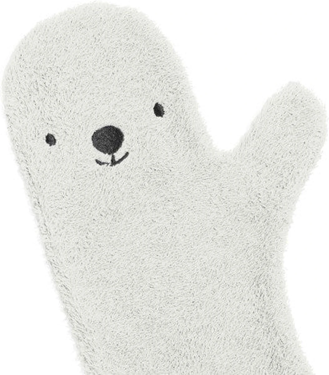 Invented 4 Kids - Douche Washandje - Washandjes - Wit Beer 7 Invented 4 Kids - Douche Washandje - Washandjes - Wit Beer - Afbeelding 5