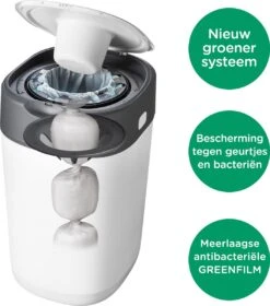 Tommee Tippee Milieuvriendelijke Twist & Click Luieremmer - Met 6 Navulcassettes - Wit -Winkel Voor Babyverzorgingsproducten 1060x1200 3