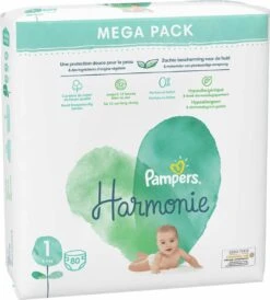 Pampers® Pampers - Harmonie / Pure - Maat 1 - Mega Pack - 80 Luiers -Winkel Voor Babyverzorgingsproducten 1082x1200