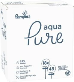 Pampers® Pampers Aqua Pure Billendoekjes - 864 Doekjes -Winkel Voor Babyverzorgingsproducten 1084x1200