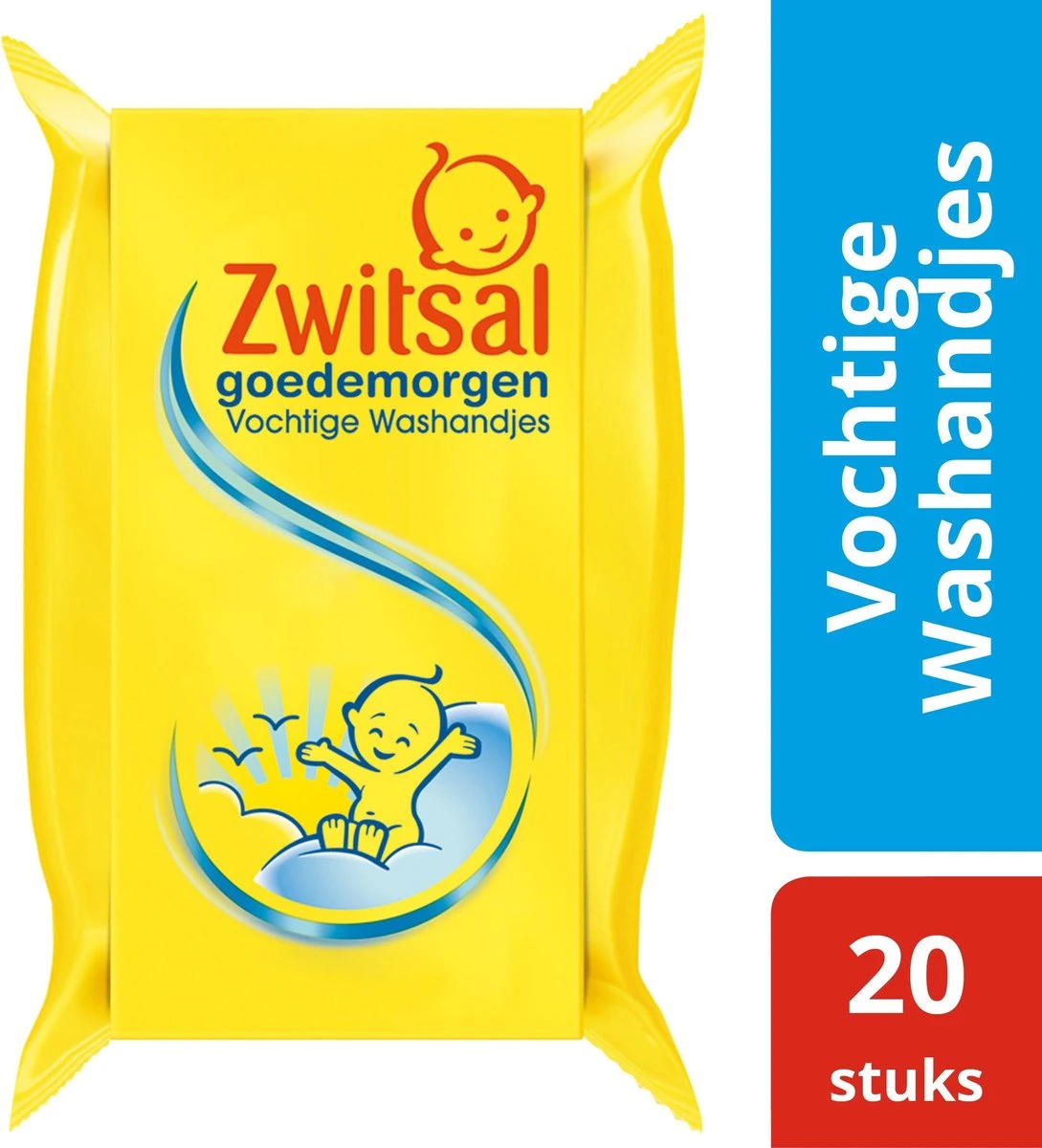 Zwitsal Goedemorgen Baby Vochtige Washandjes - 20 Stuks 8 Zwitsal Goedemorgen Baby Vochtige Washandjes - 20 Stuks - Afbeelding 6