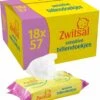 Zwitsal - Billendoekjes Sensitive - 18 X 57 - 1026 Babydoekjes -Winkel Voor Babyverzorgingsproducten 1091x1200