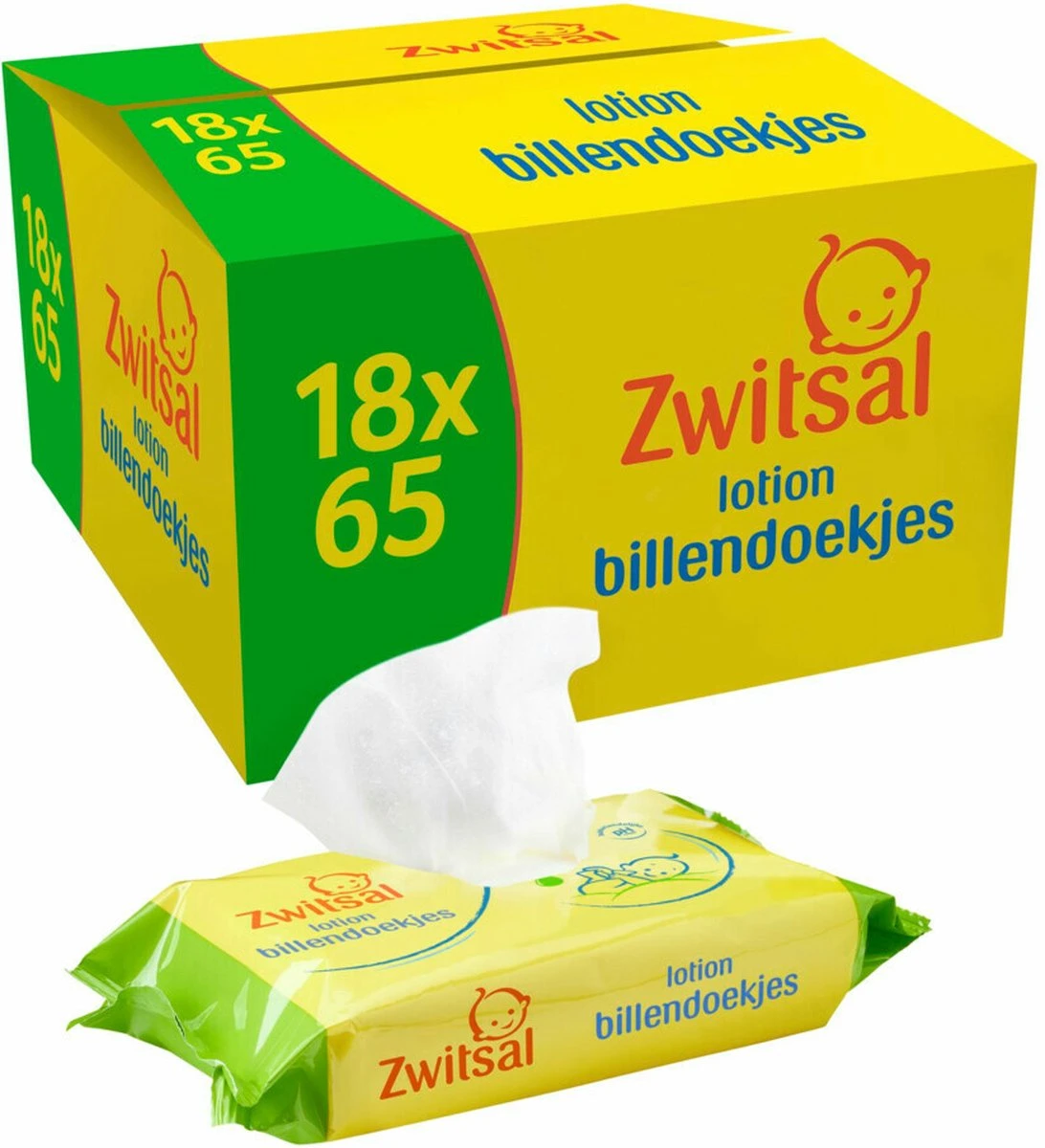 Zwitsal Billendoekjes Lotion - Normale Huid - 1170 Doekjes