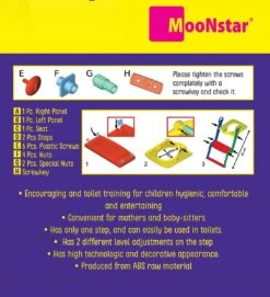 Motek® - WC Verkleiner - Wc Verkleiner Met Trapje - Toiletverkleiner - Toilettrainer - Wc Verkleiner Opvouwbaar - 2 Tot 7 Jaar - Trainer Met Opstapje -Winkel Voor Babyverzorgingsproducten 1094x1200