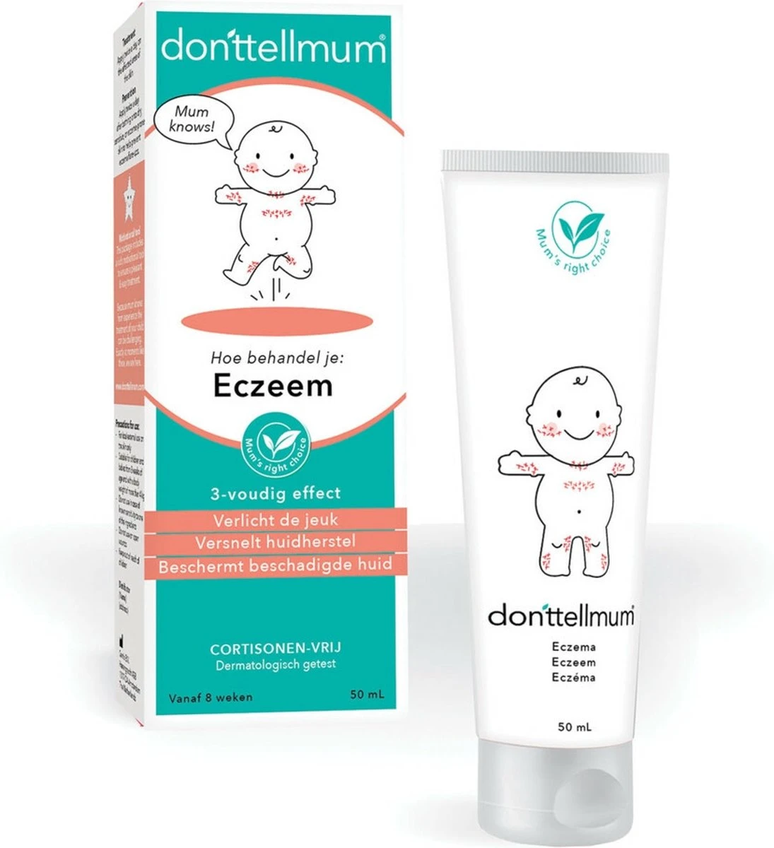 Donttellmum - Eczeem Repair Creme - 50 Ml 4 Donttellmum - Eczeem Repair Creme - 50 Ml - Afbeelding 2