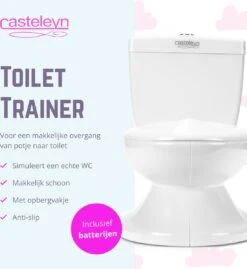Casteleyn - Plaspotje - WC Potje - Toilet Trainer - Kinder Toilet - Met Geluid - Tot 21KG - Wit -Winkel Voor Babyverzorgingsproducten 1100x1200 3