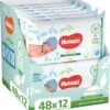 Huggies Billendoekjes - 100% Plasticvrij - Biologisch Afbreekbaar - 12 X 48 Stuks - 576 Doekjes