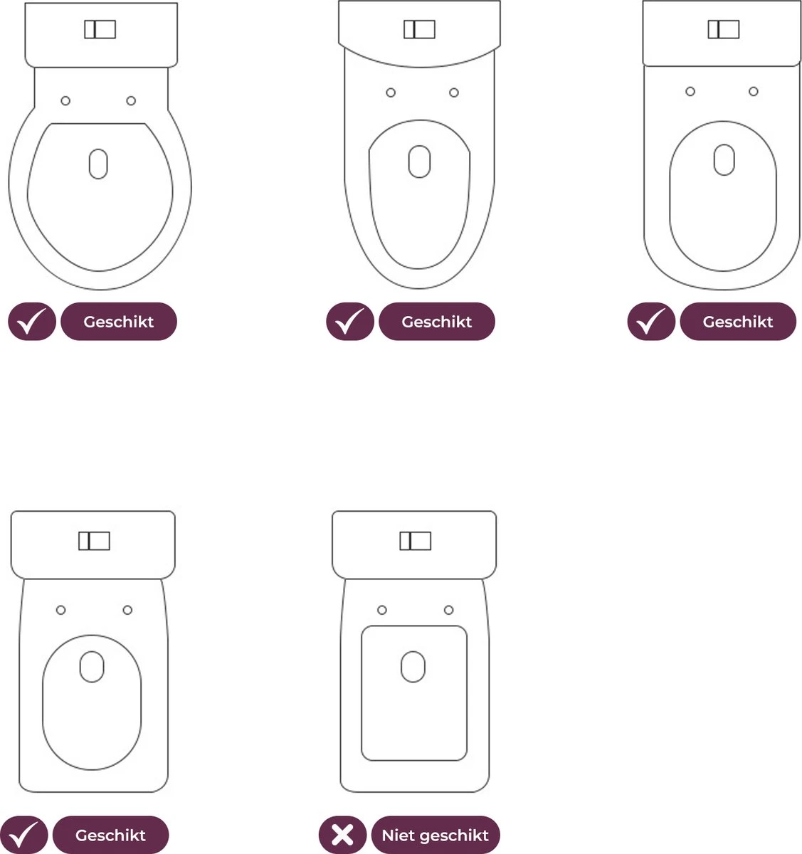 WC Verkleiner Met Trapje - Inclusief Handvaten - Opvouwbaar - 2 Tot 7 Jaar - Roze - Paars 9 WC Verkleiner Met Trapje - Inclusief Handvaten - Opvouwbaar - 2 Tot 7 Jaar - Roze - Paars - Afbeelding 7