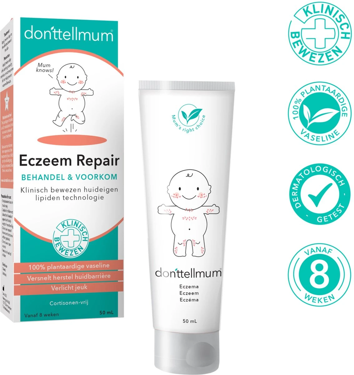Donttellmum - Eczeem Repair Creme - 50 Ml 14 Donttellmum - Eczeem Repair Creme - 50 Ml - Afbeelding 12