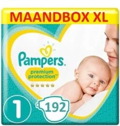Pampers® Pampers - Premium Protection - Maat 1 - Maandbox - 192 Luiers -Winkel Voor Babyverzorgingsproducten 1141x1200 2