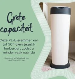 Tommee Tippee Twist & Click XL-luieremmer - Voor Maximaal 60 Luiers - Milieuvriendelijker Systeem - 1 Navulcassette - Duurzaam Geproduceerde Antibacteriële GREENFILM 15 Tommee Tippee Twist & Click XL-luieremmer - Voor Maximaal 60 Luiers - Milieuvriendelijker Systeem - 1 Navulcassette - Duurzaam Geproduceerde Antibacteriële GREENFILM -Winkel Voor Babyverzorgingsproducten 1142x1200