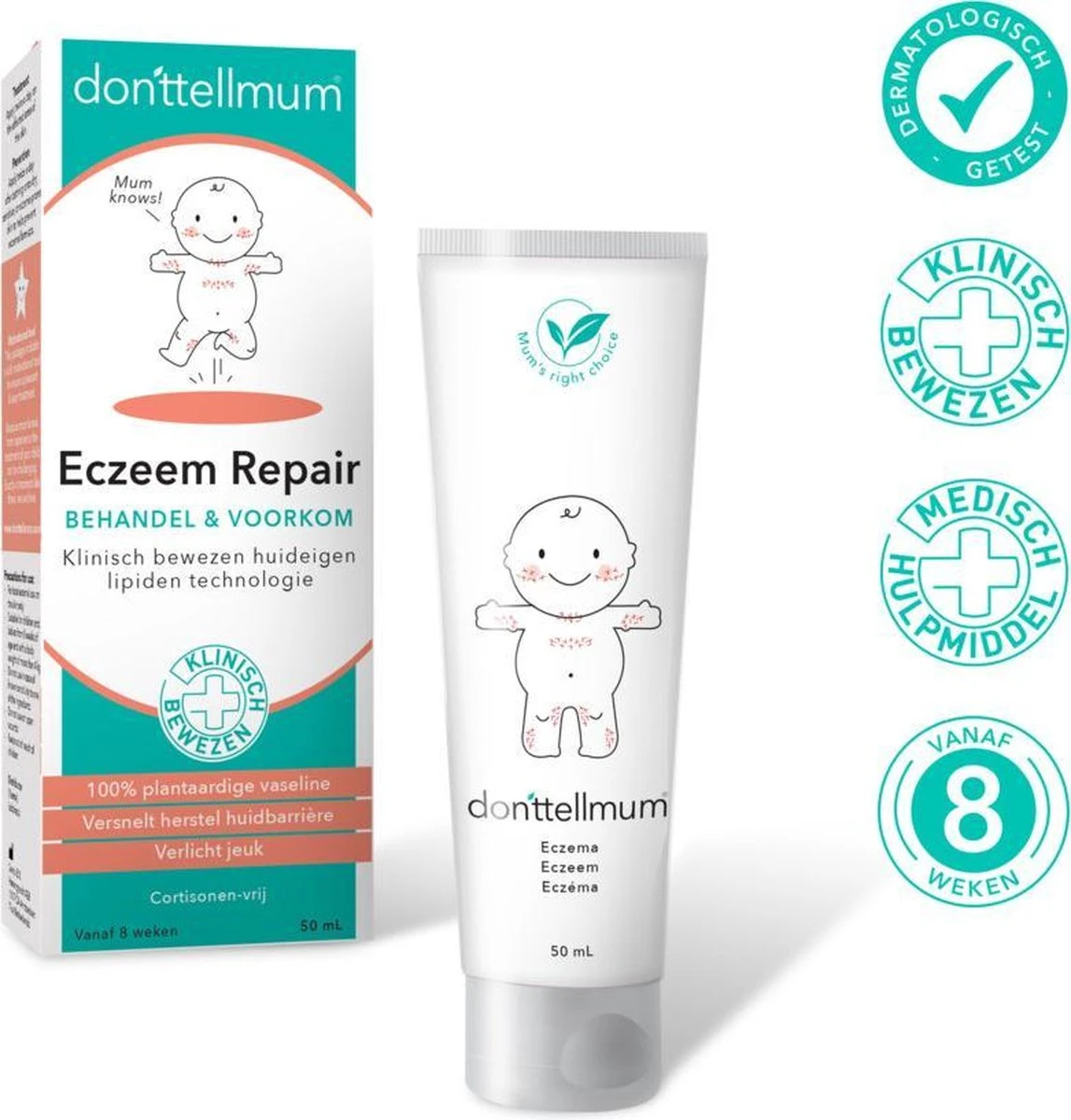 Donttellmum - Eczeem Repair Creme - 50 Ml 12 Donttellmum - Eczeem Repair Creme - 50 Ml - Afbeelding 10