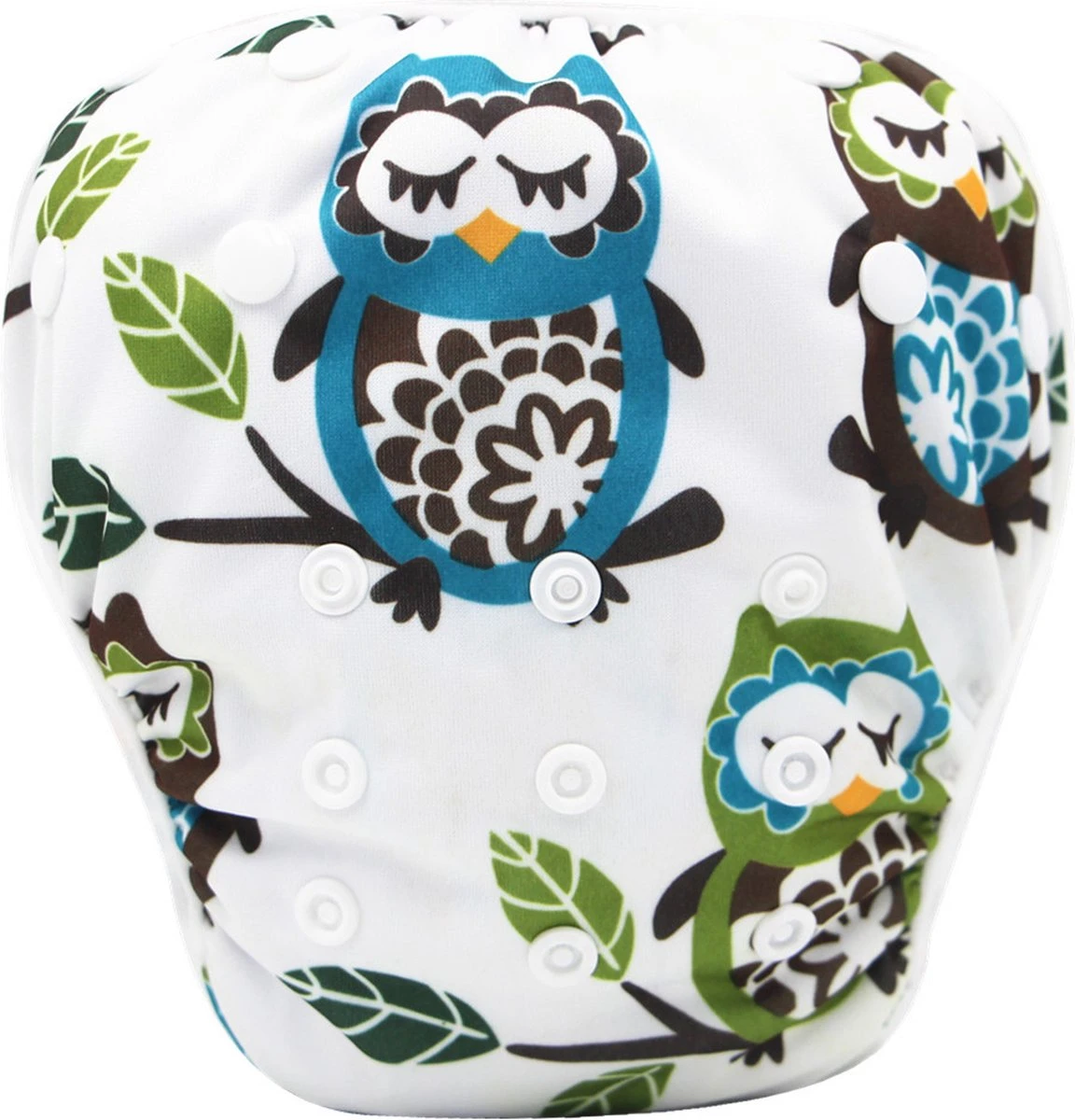 RAMBUX® - Zwemluier - Slapende Uil - Wasbaar & Verstelbaar - Zwembroek Voor Zwembad - Zwemshort Baby & Peuter - 3-15 KG - 0-3 Jaar 3 RAMBUX® - Zwemluier - Slapende Uil - Wasbaar & Verstelbaar - Zwembroek Voor Zwembad - Zwemshort Baby & Peuter - 3-15 KG - 0-3 Jaar