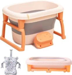 K IKIDO Babybadje - Bad Baby - Opvouwbare Babybadje - Babybadkuip - Met Steunkussen & Badkruk - Opvouwbaar Bad Kinderen - Bath Bucket - Oranje 19 K IKIDO Babybadje - Bad Baby - Opvouwbare Babybadje - Babybadkuip - Met Steunkussen & Badkruk - Opvouwbaar Bad Kinderen - Bath Bucket - Oranje -Winkel Voor Babyverzorgingsproducten 1154x1200 2