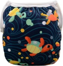 Zwemluier Happy Turtles | 0-3 Jaar | One Size - In Maat Verstelbaar | Wasbare Zwemluier | Herbruikbaar | Kidzstore.eu -Winkel Voor Babyverzorgingsproducten 1160x1200 1