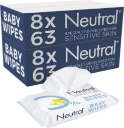Neutral - Baby Billendoekjes - 16 X 63 Stuks - 0% Parfum