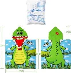 JAXY Badcape Baby - Badcape - Baby Badjas - Omslagdoek - Omslagdoek - Baby Handdoek Met Capuchon - Strandhanddoek - Badponcho - Poncho Handdoek - Microfiber - 60x90cm - Krokodil -Winkel Voor Babyverzorgingsproducten 1170x1200 6