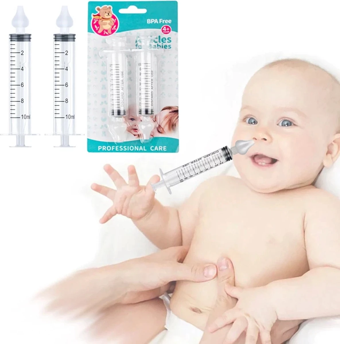 BabyBreathe - Vlot Ademen Voor Baby’s - Spuitje Om Snot En Slijm Weg Te Krijgen - Gebruiksvriendelijke Variant Voor Neuspeer. 3 BabyBreathe - Vlot Ademen Voor Baby’s - Spuitje Om Snot En Slijm Weg Te Krijgen - Gebruiksvriendelijke Variant Voor Neuspeer.