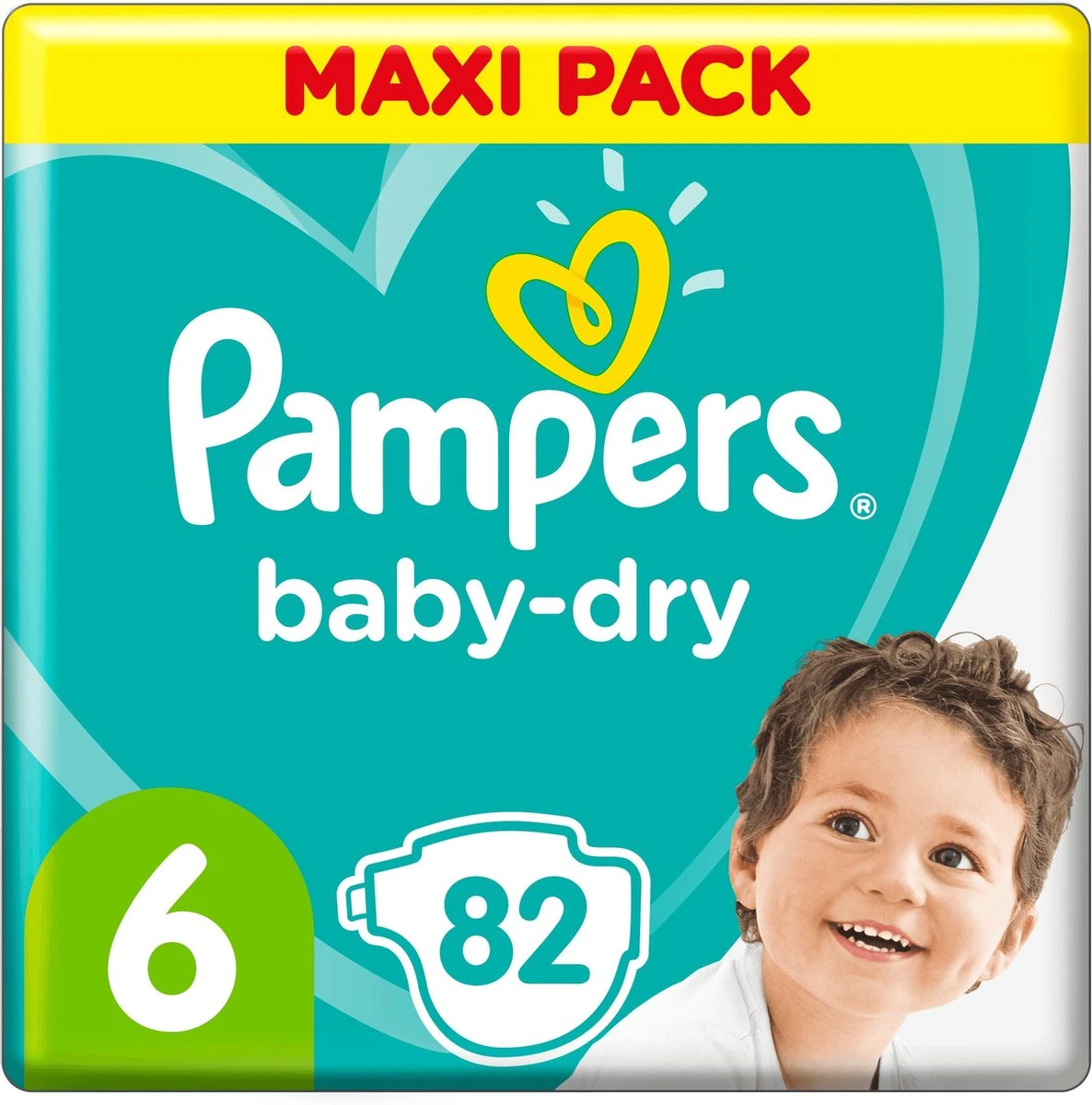 Pampers® Pampers - Baby Dry - Maat 6 - Mega Pack - 82 Luiers 7 Pampers® Pampers - Baby Dry - Maat 6 - Mega Pack - 82 Luiers - Afbeelding 5