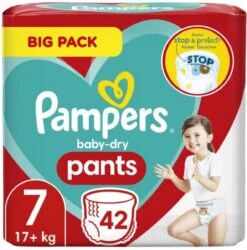Pampers® Pampers Baby Dry Pants Maat 7 - 42 Luierbroekjes -Winkel Voor Babyverzorgingsproducten 1187x1200