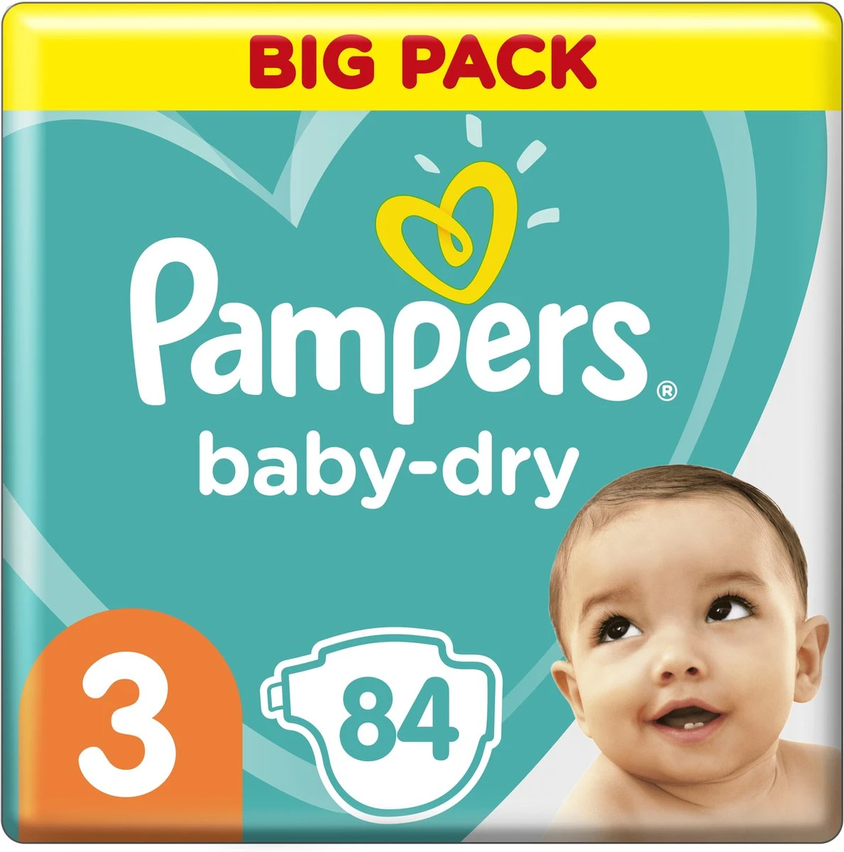 Pampers® Pampers - Baby Dry - Maat 3 - Mega Pack - 84 Luiers + Inbegrepen Pampers Doekje Fresh Clean 52 6 Pampers® Pampers - Baby Dry - Maat 3 - Mega Pack - 84 Luiers + Inbegrepen Pampers Doekje Fresh Clean 52 - Afbeelding 4