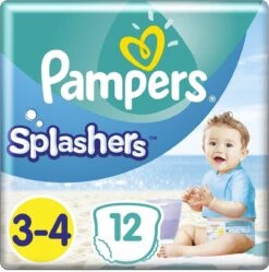 Pampers® Pampers Splashers 12 Wegwerpbare Zwemluiers - Maat 3-4 -Winkel Voor Babyverzorgingsproducten 1191x1200 3