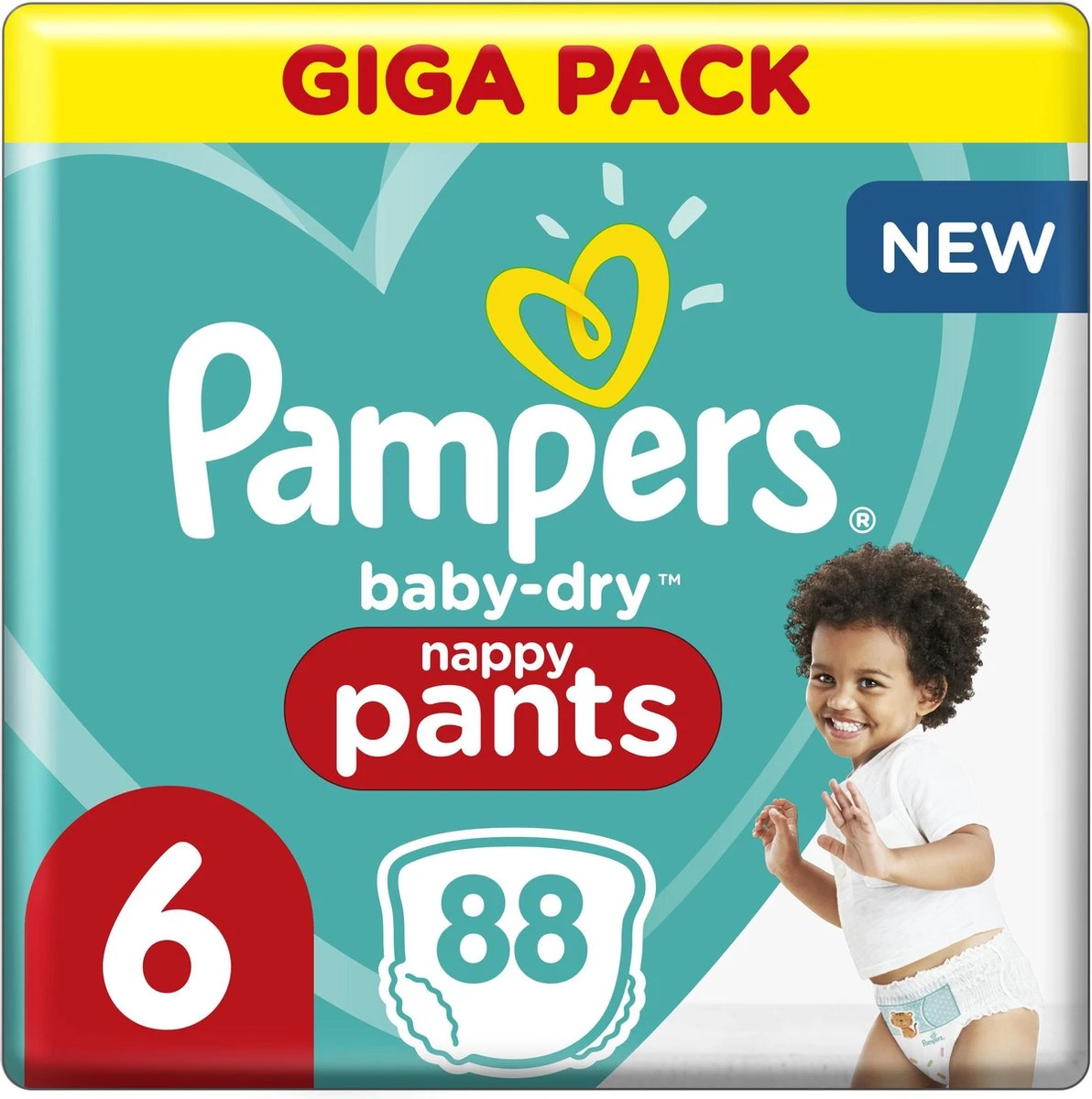 Pampers® Pampers - Baby Dry Pants - Maat 6 - Mega Pack - 88 Luierbroekjes 10 Pampers® Pampers - Baby Dry Pants - Maat 6 - Mega Pack - 88 Luierbroekjes - Afbeelding 8