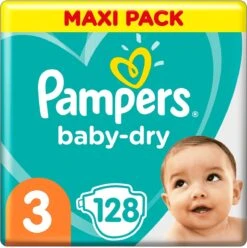 Pampers® Pampers Baby Dry Maat 3 - 128 Luiers Voordeelvepakking -Winkel Voor Babyverzorgingsproducten 1193x1200 1