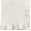 Hydrofiele Doeken - Hydrofiele Doek 2 Laags - Gebroken Wit - Ruffle - Off White - 120x120cm - Katoen En Bamboe - Hydrofiele Doek Ruffle - Swaddle - Hydrofiele Doeken Ruffle - Hydrofiele Doek Ruffle XL - Emmailloter - Kraamcadeau -Winkel Voor Babyverzorgingsproducten 1196x1200 12
