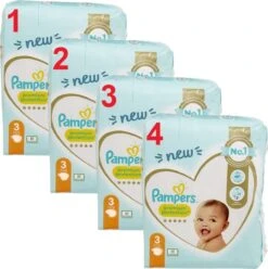 Pampers® Pampers Premium Protection Luiers - Maat 3 (6-10 Kg) - 140 Stuks - Grootverpakking