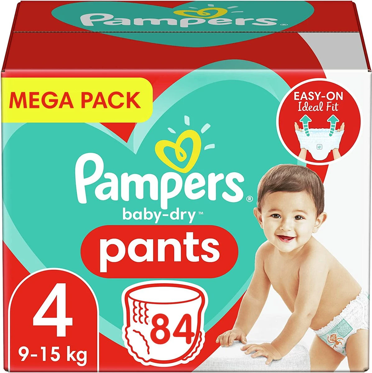 Pampers® Pampers - Baby Dry Pants - Maat 4 - Mega Pack - 84 Luierbroekjes 3 Pampers® Pampers - Baby Dry Pants - Maat 4 - Mega Pack - 84 Luierbroekjes