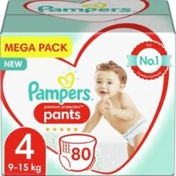 Pampers® Pampers - Premium Protection Pants - Maat 4 - Mega Pack - 80 Broekjes