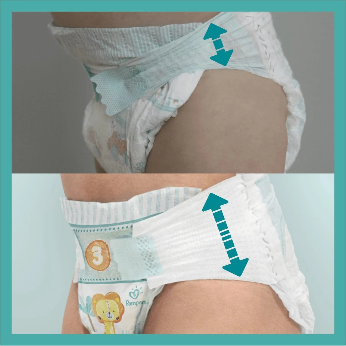 Pampers® Pampers Baby-Dry Luiers - Maat 4+ (10-15 Kg) - 152 Stuks - Multi-Pack 13 Pampers® Pampers Baby-Dry Luiers - Maat 4+ (10-15 Kg) - 152 Stuks - Multi-Pack - Afbeelding 11