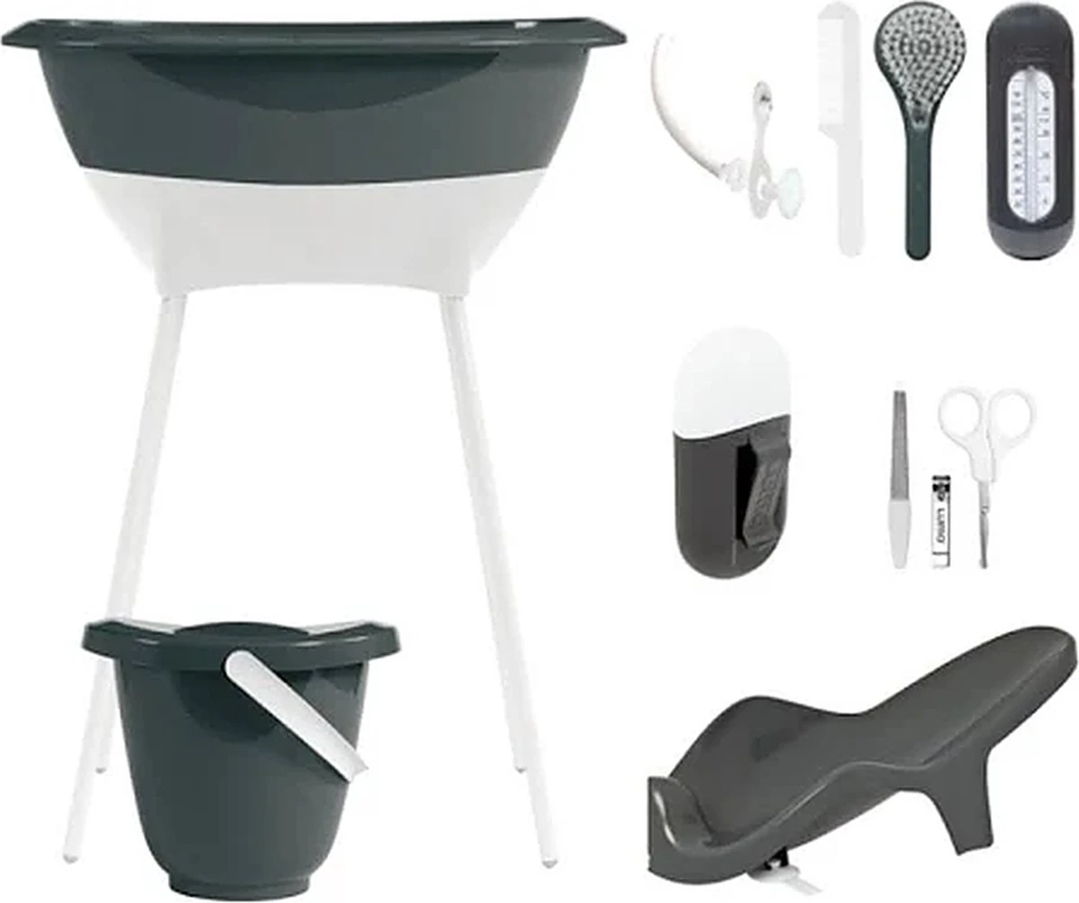 LUMA Babycare Bad- En Verzorgingsset - Dark Grey 3 LUMA Babycare Bad- En Verzorgingsset - Dark Grey