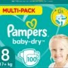 Pampers® Pampers Baby Dry Luiers Maat 8 (17 Kg+) 100 Stuks - Multi-Pack 1 Pampers® Pampers Baby Dry Luiers Maat 8 (17 Kg+) 100 Stuks - Multi-Pack -Winkel Voor Babyverzorgingsproducten 1200x1042