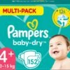 Pampers® Pampers Baby-Dry Luiers - Maat 4+ (10-15 Kg) - 152 Stuks - Multi-Pack 1 Pampers® Pampers Baby-Dry Luiers - Maat 4+ (10-15 Kg) - 152 Stuks - Multi-Pack -Winkel Voor Babyverzorgingsproducten 1200x1042 4