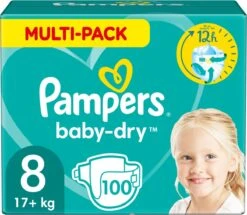 Pampers® Pampers Baby Dry Luiers Maat 8 (17 Kg+) 100 Stuks - Multi-Pack 25 Pampers® Pampers Baby Dry Luiers Maat 8 (17 Kg+) 100 Stuks - Multi-Pack -Winkel Voor Babyverzorgingsproducten 1200x1045