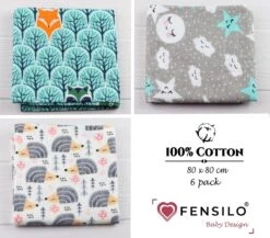 Flanellen Luiers - 80 X 80cm - 6 Pack - Flanellen Doeken Van Flanel Katoen - Mint - Fensilo -Winkel Voor Babyverzorgingsproducten 1200x1055 2