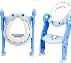 Universeel Toilet Training Met Trapje - Blauw - Opvouwbaar WC Bril Verkleiner Met Handvaten En Opstapje - Zindelijkheid Training - Toilet Bril Zitje - Zacht Rubber Afneembaar En Wasbaar Zitje - Urinoirs Voor Peuters Leeftijd: 2 Tot 7 Jaar -Winkel Voor Babyverzorgingsproducten 1200x1060