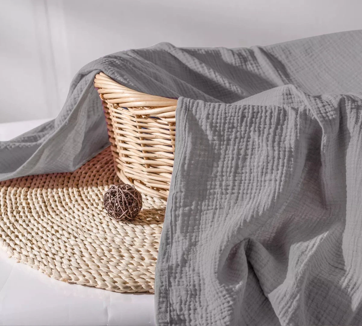 Hydrofiele Doek XL 120x120cm Grijs - Luxueuze Kwaliteit - 100% Zacht Katoen - Hydrofiele Luiers - Swaddle - Inbakerdoek - Wikkeldeken- Omslagdoek Baby - Bad 3 Hydrofiele Doek XL 120x120cm Grijs - Luxueuze Kwaliteit - 100% Zacht Katoen - Hydrofiele Luiers - Swaddle - Inbakerdoek - Wikkeldeken- Omslagdoek Baby - Bad