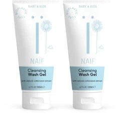 Naïf Reinigende Wasgel - Baby En Kids - 2 X 200ml - Met Natuurlijke Ingrediënten