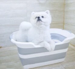 Merkloos Baby Badje Opvouwbaar - Multifunctioneel - Wasmand - Opbergmand - Speelgoed Opslag - Babybadje -Winkel Voor Babyverzorgingsproducten 1200x1108 6